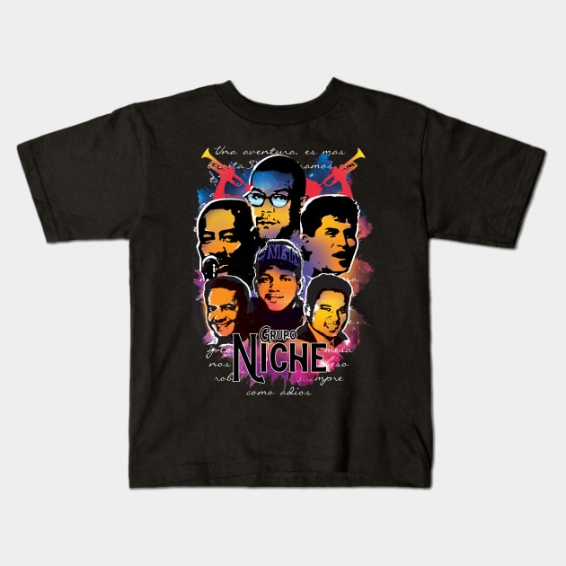 Grupo Niche Camisa Kids T-Shirt by TheLaundryLady